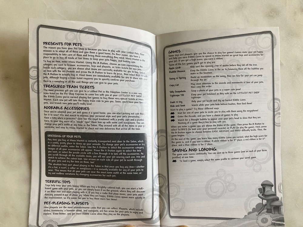 Littlest Pet Shop | Wii | Manual Only