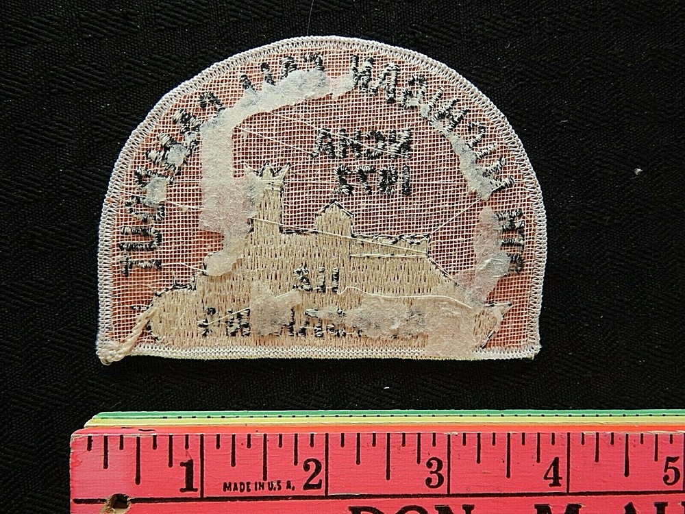 1972 NCHA "9th MICHIGAN FALL CAMPOUT" CHESANING MI JACKET SHOULDER PATCH