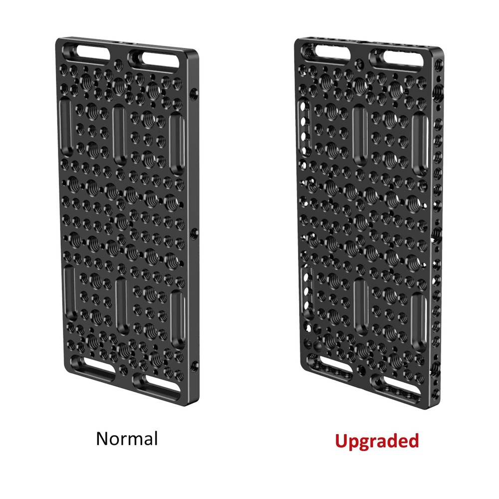 Multi-Functional Camera Cheese Plate with 1/4" 3/8" Threads,Extra Large Chees