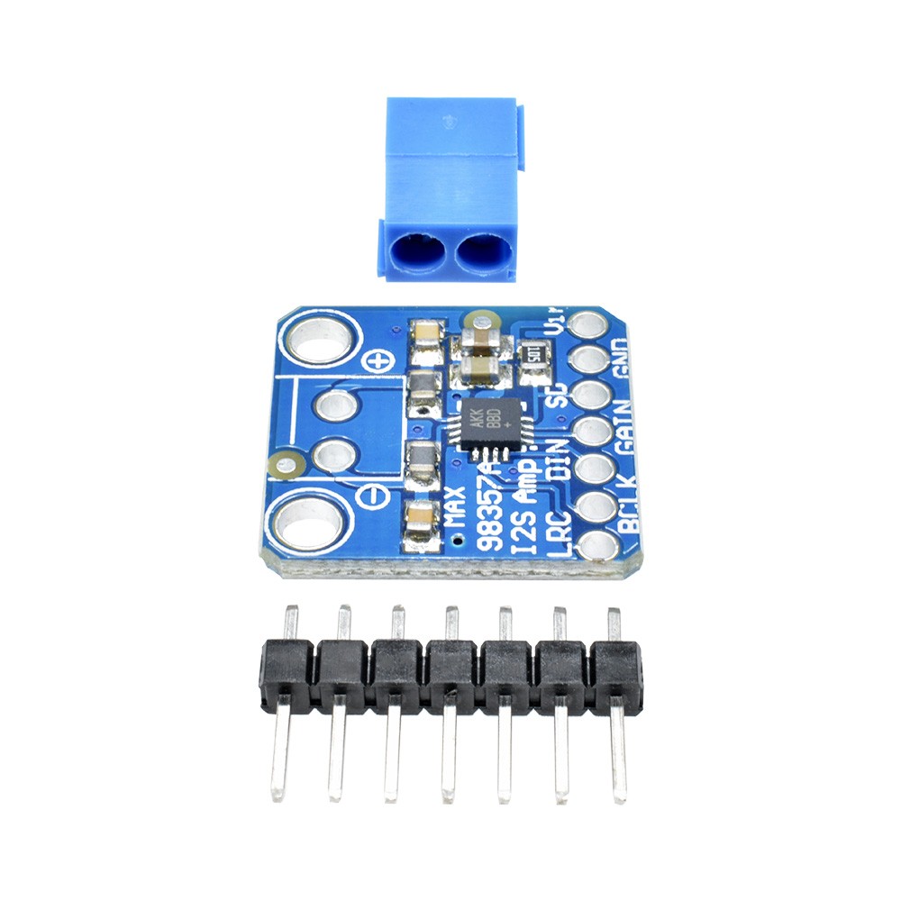 MAX98357 Amplifier Breakout Interface I2S Class D Module For ESP32 Raspberry Pi