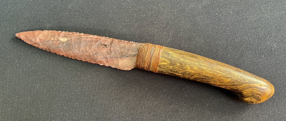 Prehistoric Stone Tool Replication- Flint Knife- Arrowhead- Flintknapping