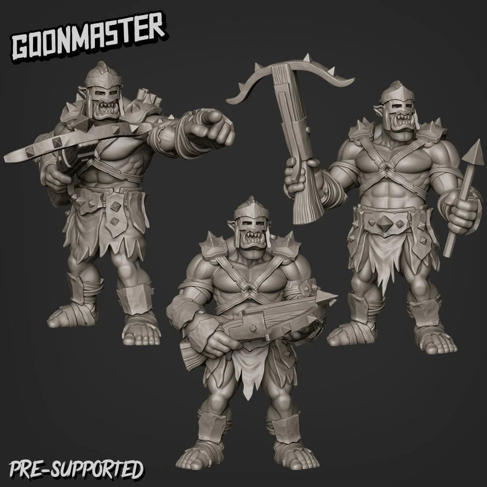 Orc Fighter Miniature