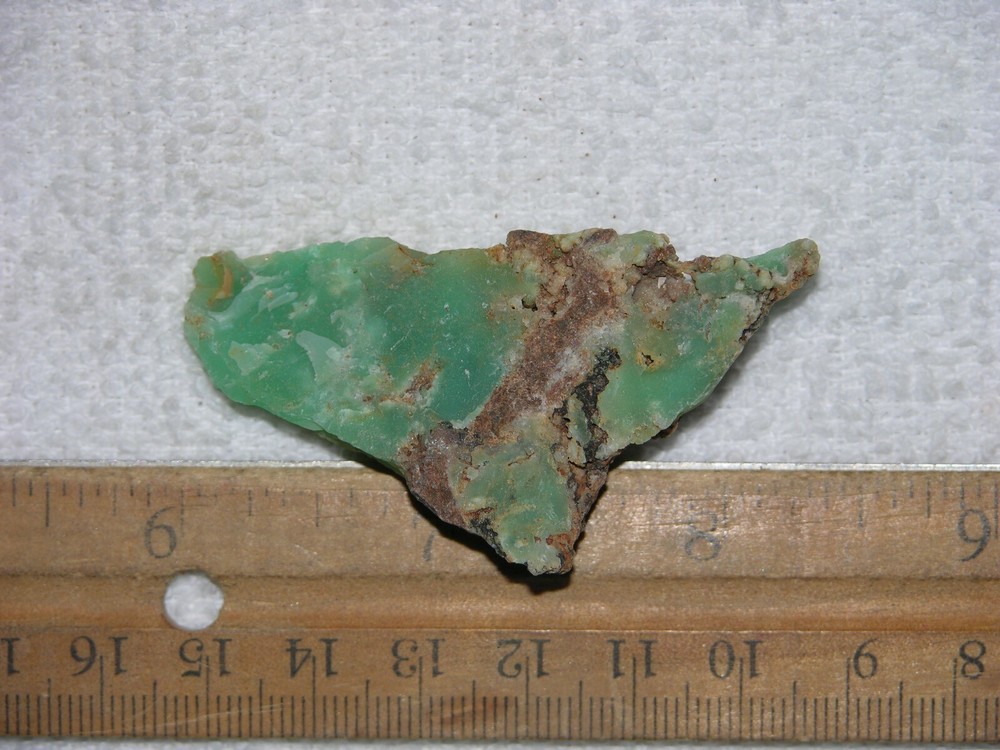 Chrysoprase rough mixed gem grade Australia 2 inch C99