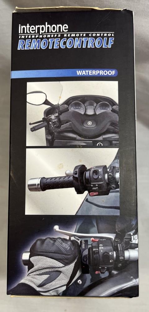 Black Wireless Bluetooth Media Button Remote Controller For Motorcycle Handlebar