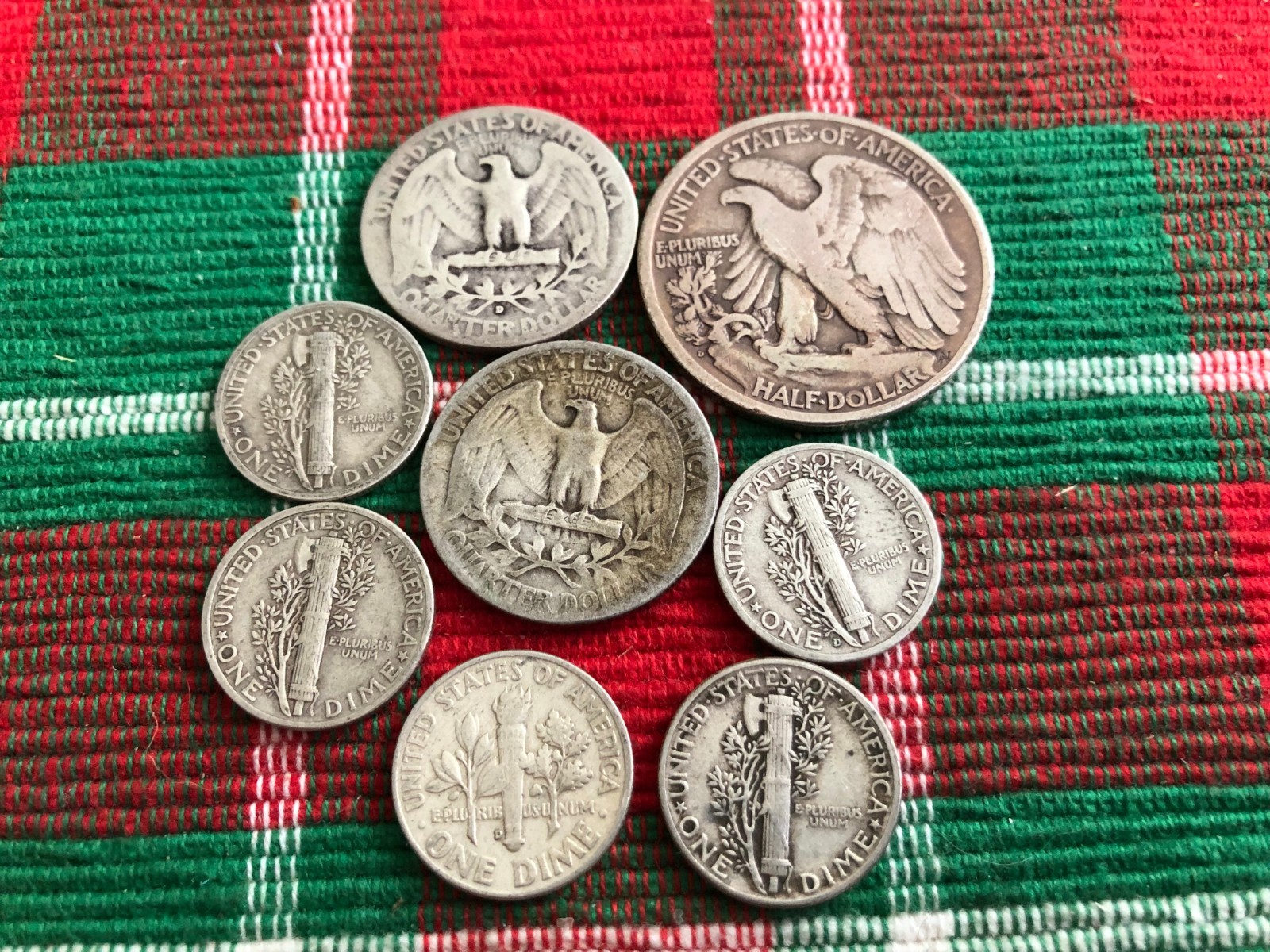 U.S. Silver Coins - Motherlode Mixed Lot #3 - $ 1.50 Face Value - Bargain LOOK!