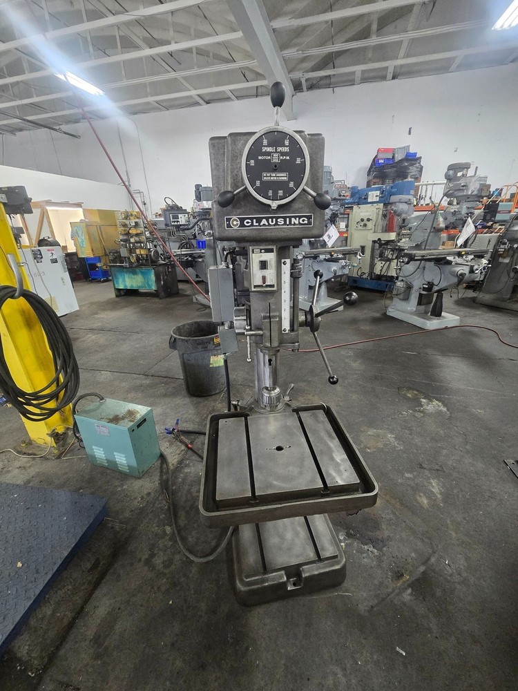 20" Clausing 2275 Single Spindle Drill Press