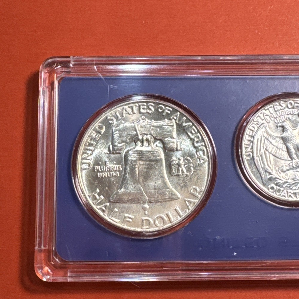 1958 D Denver Mint Coin Set 90% Silver