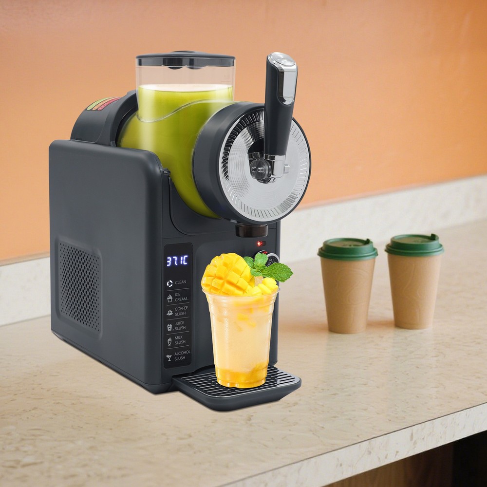 Frozen Drink Machine Set Shaved Ice Tool for Home with Self-Cleaning Function