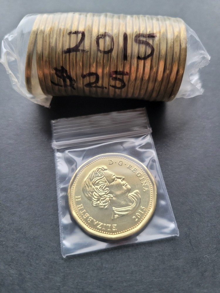 ***  CANADA  LOONIE  2015  ***  FROM  MINT  ROLL ***