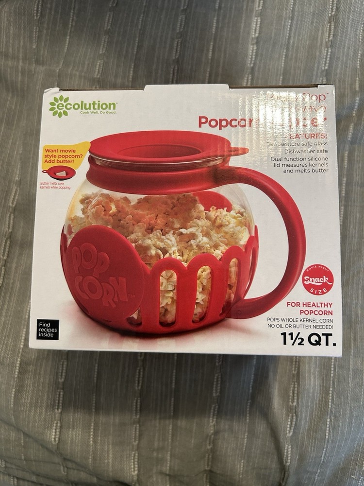 Evolution Patented Micro-pop Microwave Popcorn Popper, 1.5 Quart