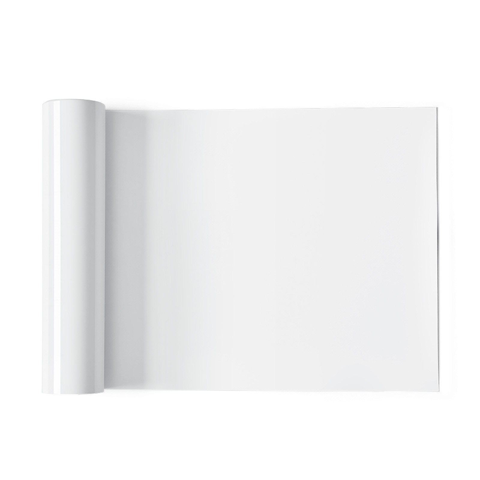 VEVOR Heat Transfer Vinyl HTV Iron on Vinyl Roll 12 in x 50 ft Glossy White