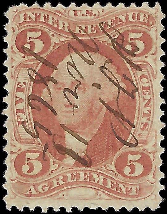 VEGAS - 1862-71 Revenue - Sc# R23c - Solid - Centering!
