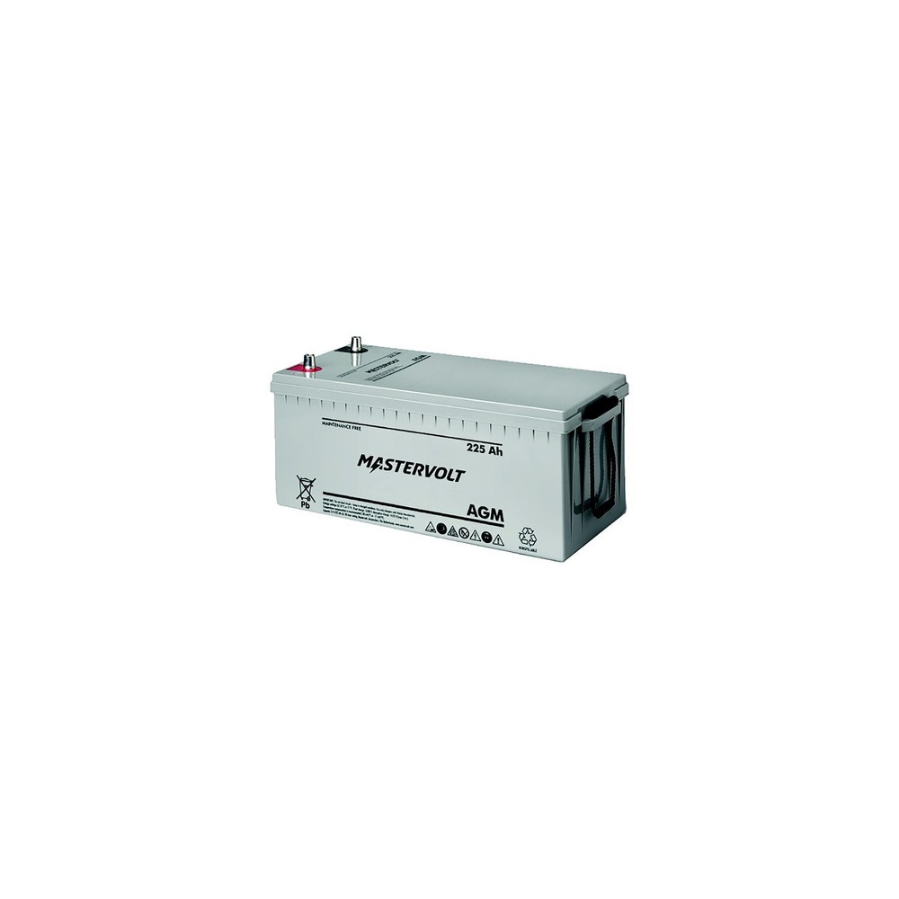 Mastervolt 62002250 12V AGM Battery, Group 8D