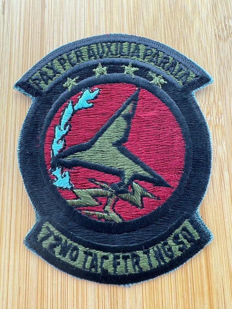 USAF 72nd Tactical Fighter Squadron Subdued Patch