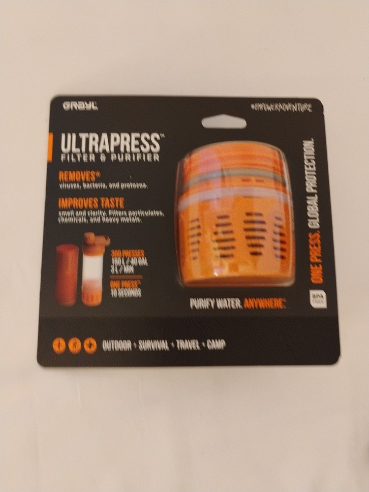 GRAYL UltraPress Replacement Purifier Cartridge Orange