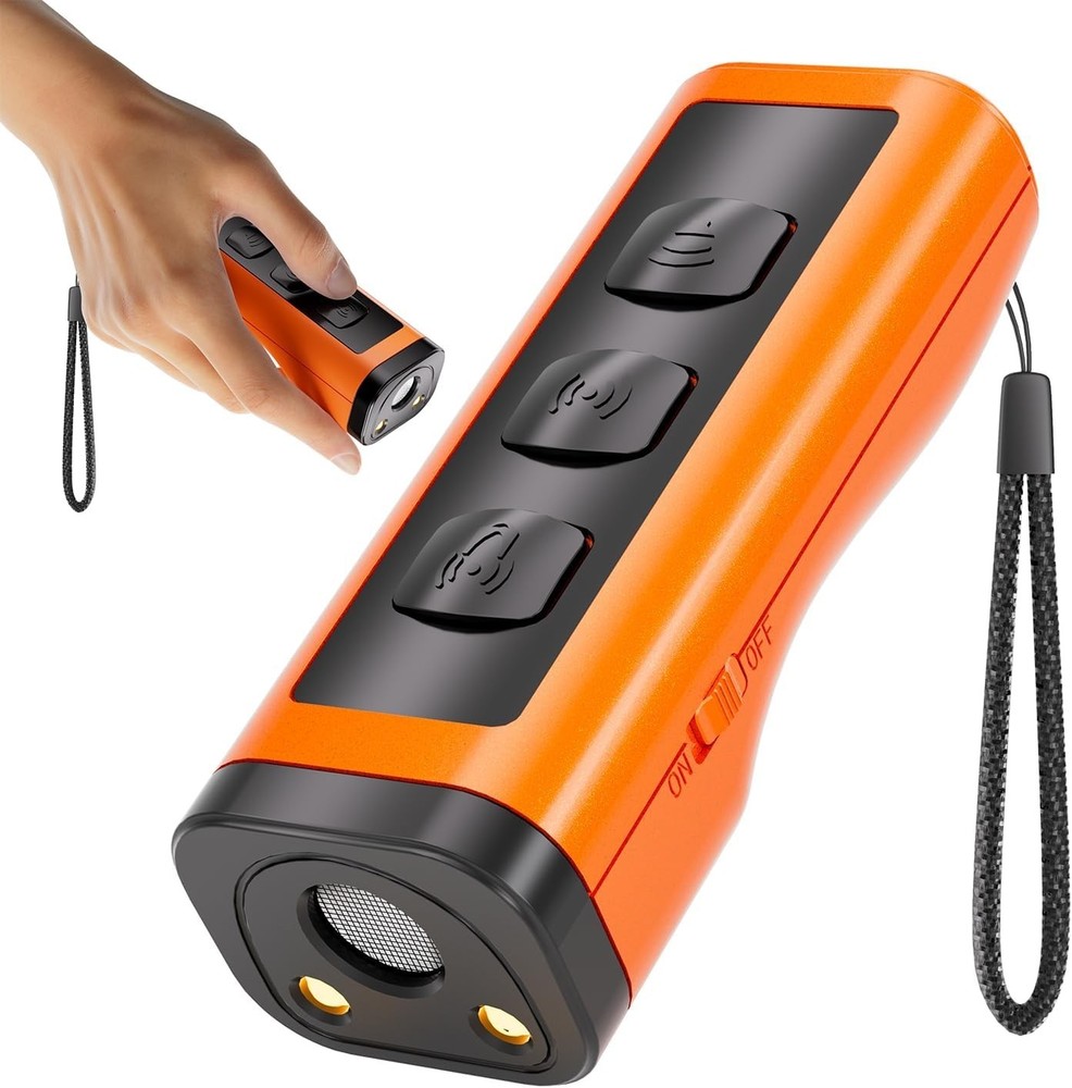 Humane Ultrasonic Dog Trainer - Correct Barking Behavior Without Shock Collars