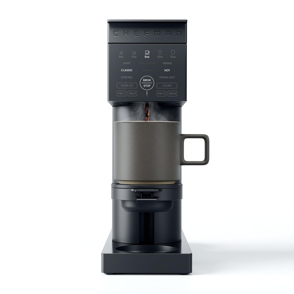 Single Serve Coffee Maker, Works with K-Cup & Grounds