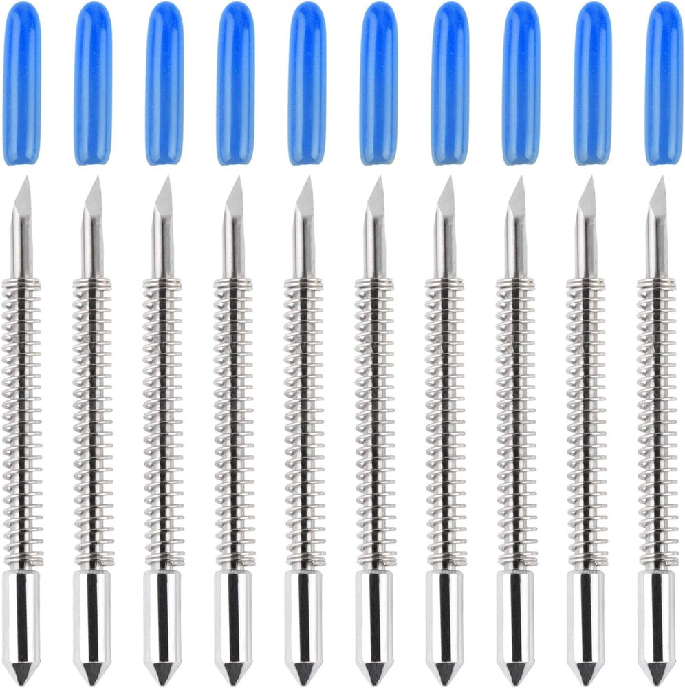 Hqmaster 60 Degree Vinyl Cutter Blades Lettering Blade for Graphtec Cutting Plot