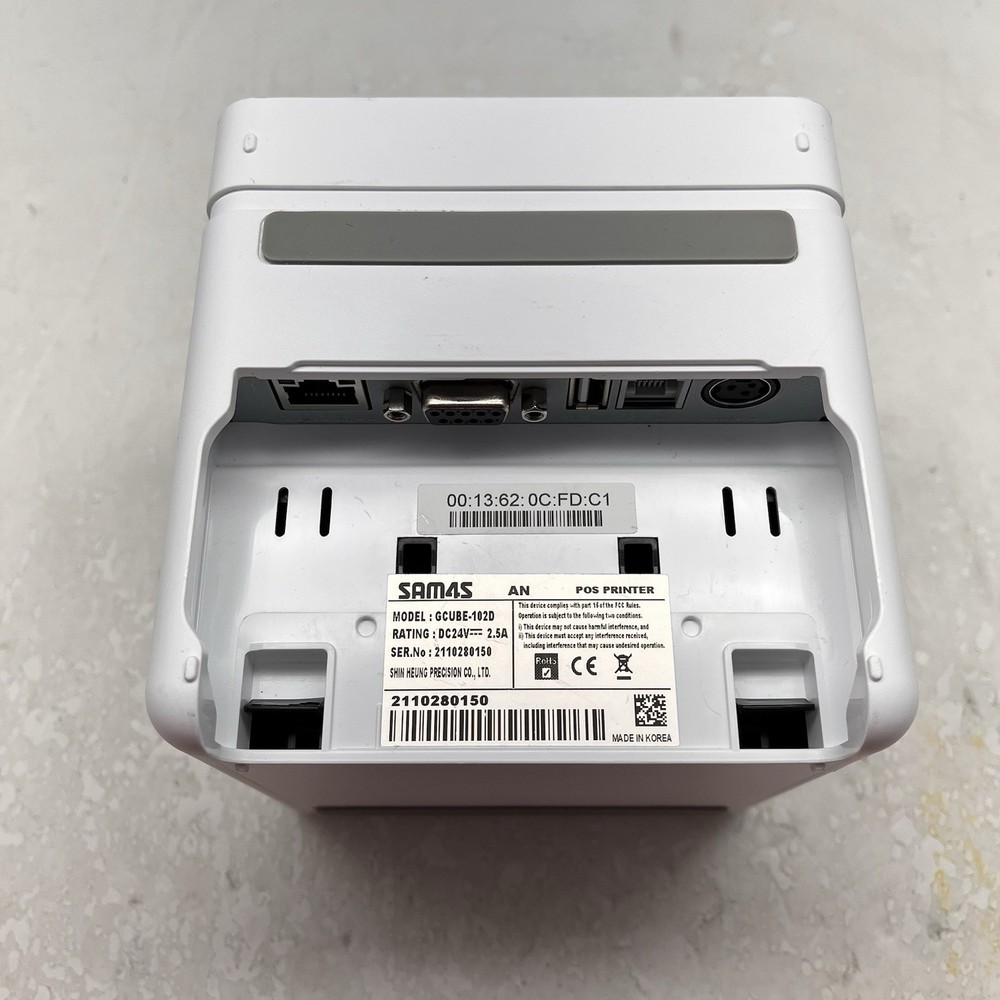 Sam4s GCUBE-102D Thermal Receipt Printer Ethernet Serial