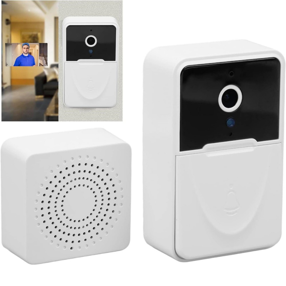 Wireless Doorbell Camera WiFi Video Intercom Security With Motion Detection