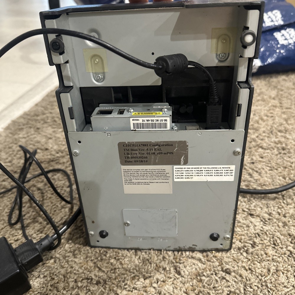 Epson TM-U220B M188B Kitchen Receipt Printer [ETHERNET/Network E04 +Power Cord]