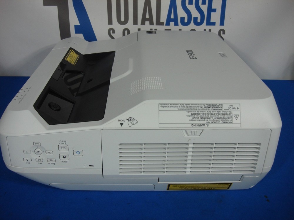 Epson Brightlink Pro 1470Ui Interactive Laser Projector Model H876A 1,109 Hours