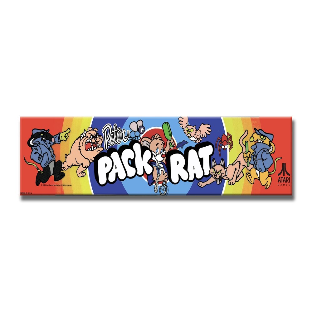 Peter Pack Rat Premium Arcade Marquee Restoration Backlit Sign Insert