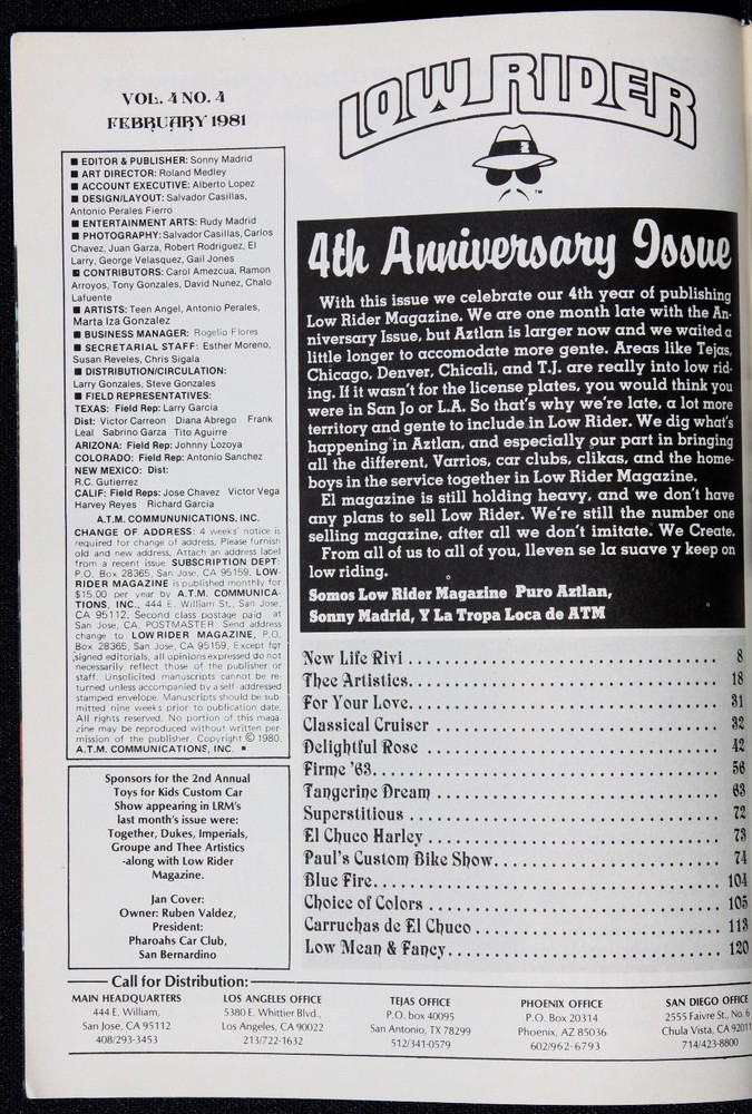 NEW..'81 LRM..4 TH. ANNIV. ISSUE ..