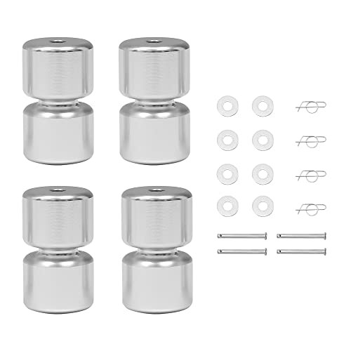 Trailer Lift Assist Rollers Replacement Kit, Compatible with Silver - Roller *4