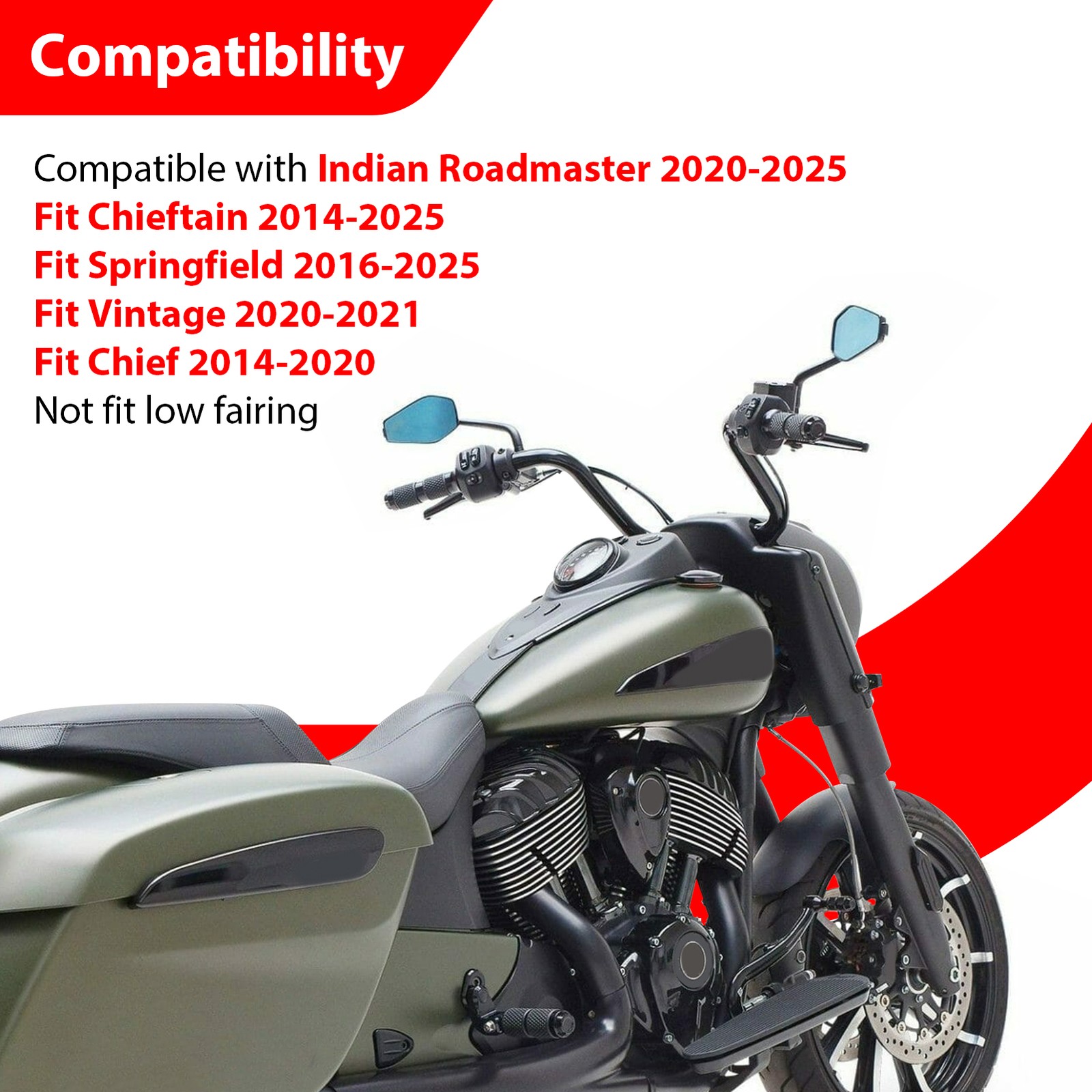 Sharp Saddlebag Rear Crash Bar Guard For Indian Challenger chieftain Vintage