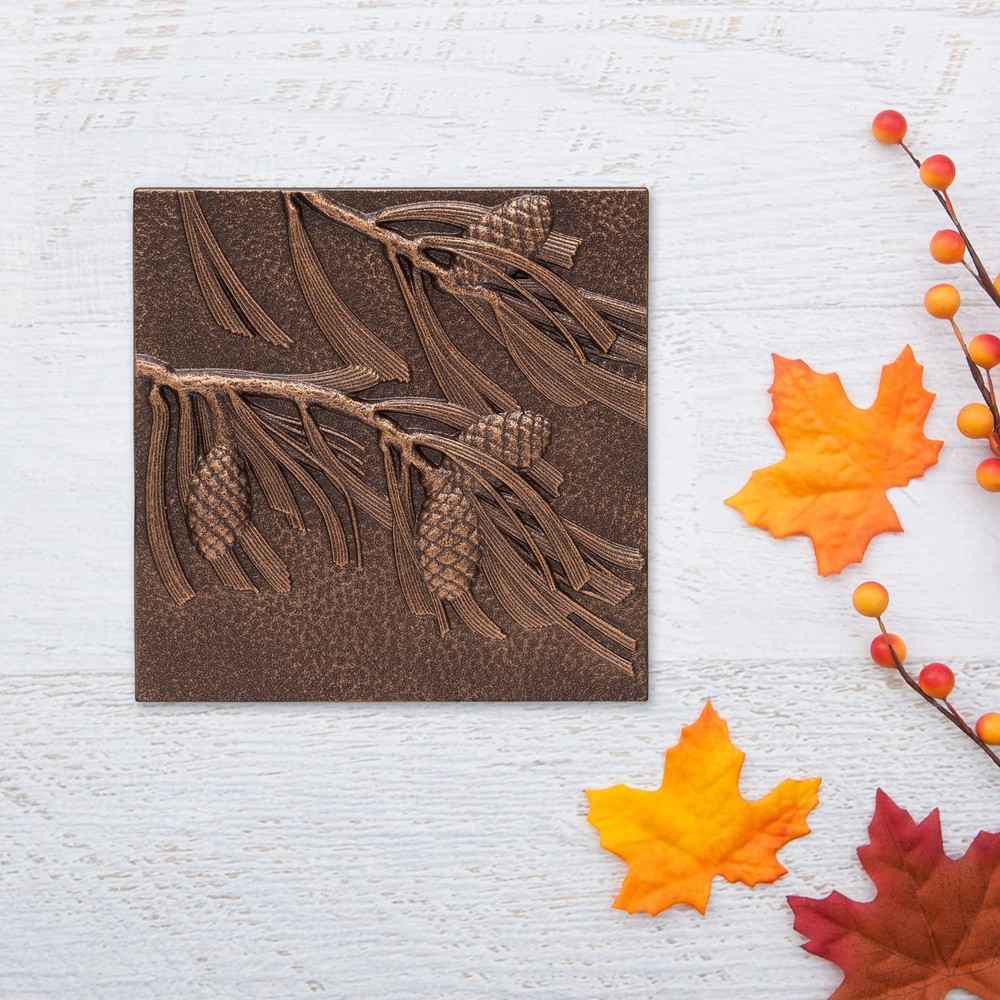 Whitehall Products Pinecone Wall Decor, Antique Copper