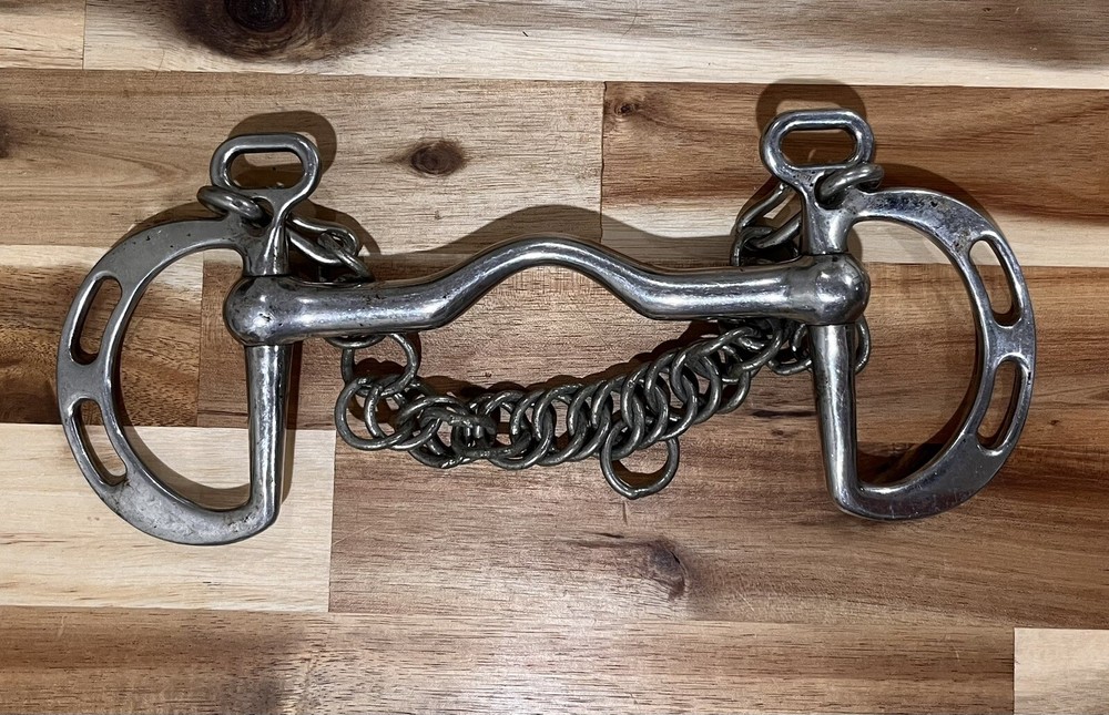 5 Inch E Jeffries Slotted Ported Kimblewick Bit