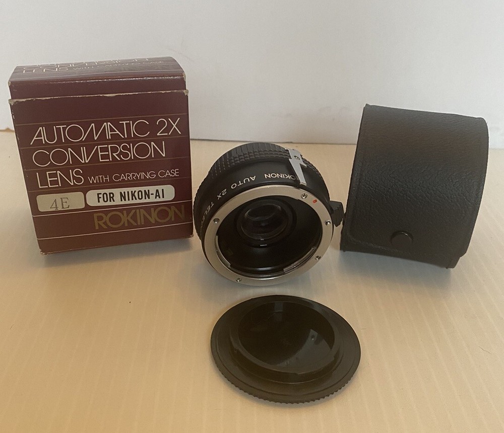 Rokinon Automatic 2x Conversion Lens With Carrying Case & Box