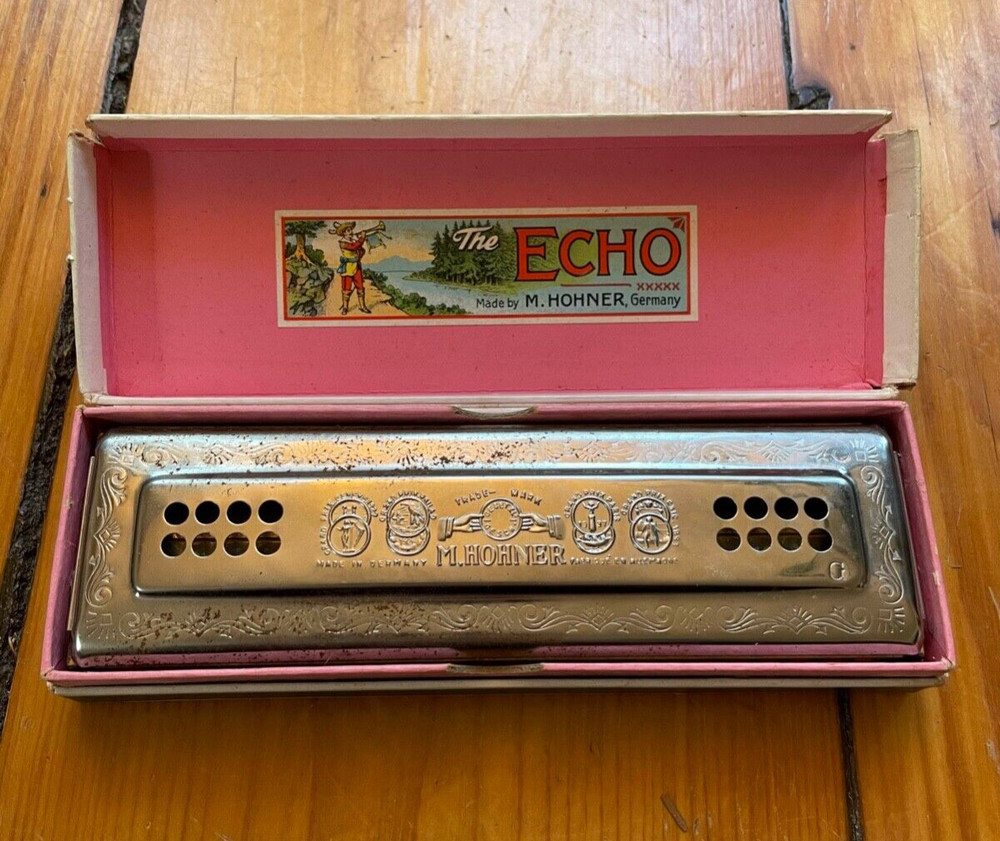3 Vintage M. Hohner Harmonicas