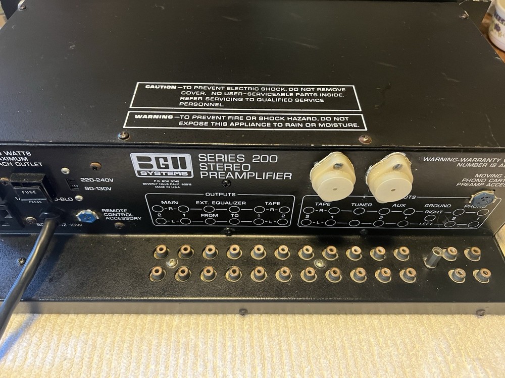 New Model 203 Preamplifier