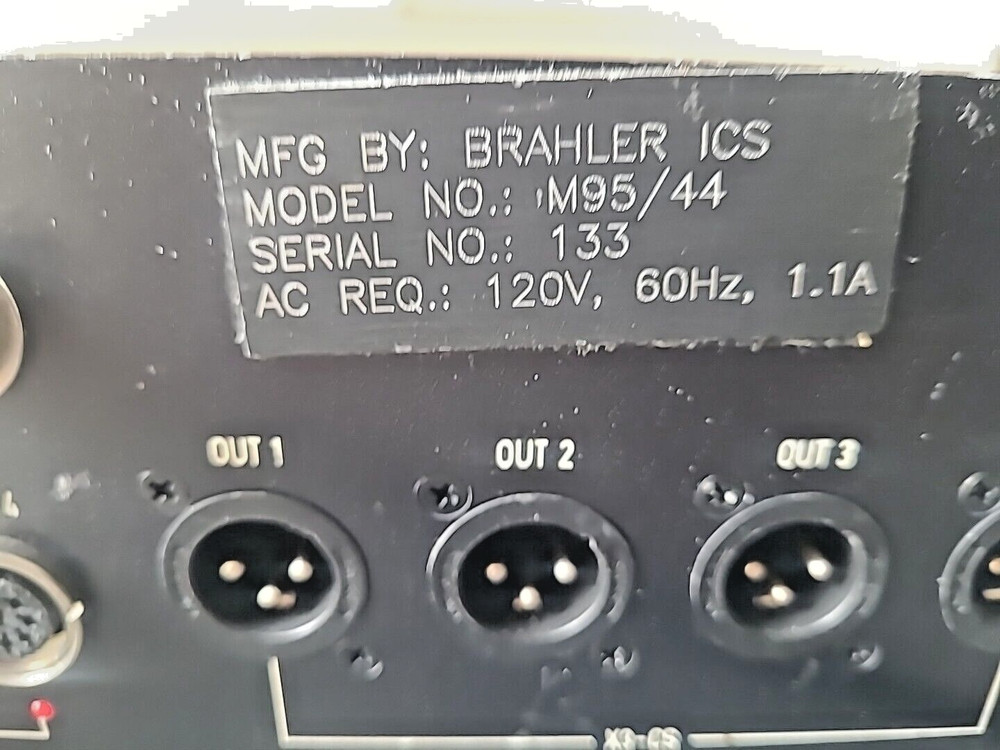 Brahler ICS M95/44 Communication System.