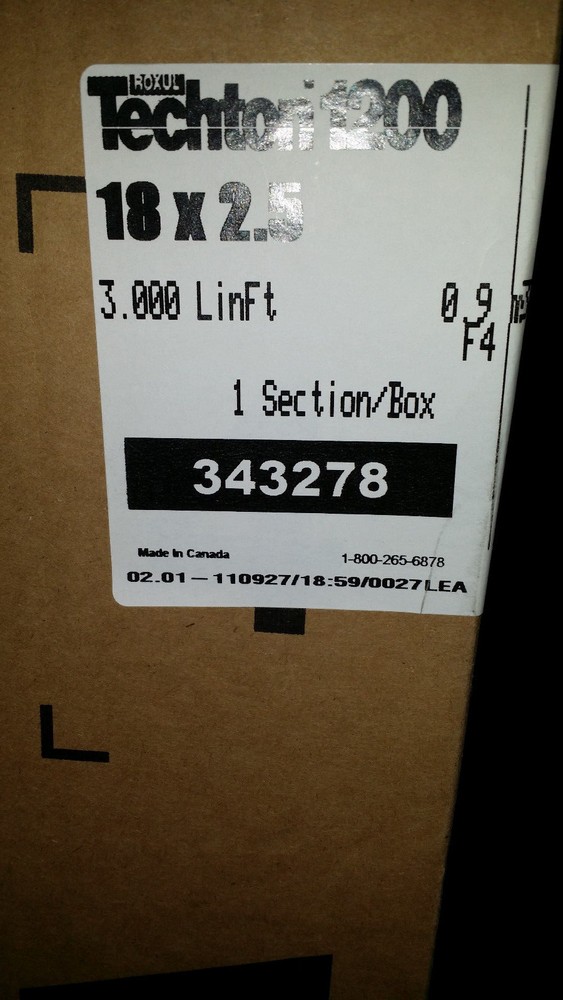 Roxul Techton 1200 Pipe Insulation 18"x2.5" 3.000 Linear ft