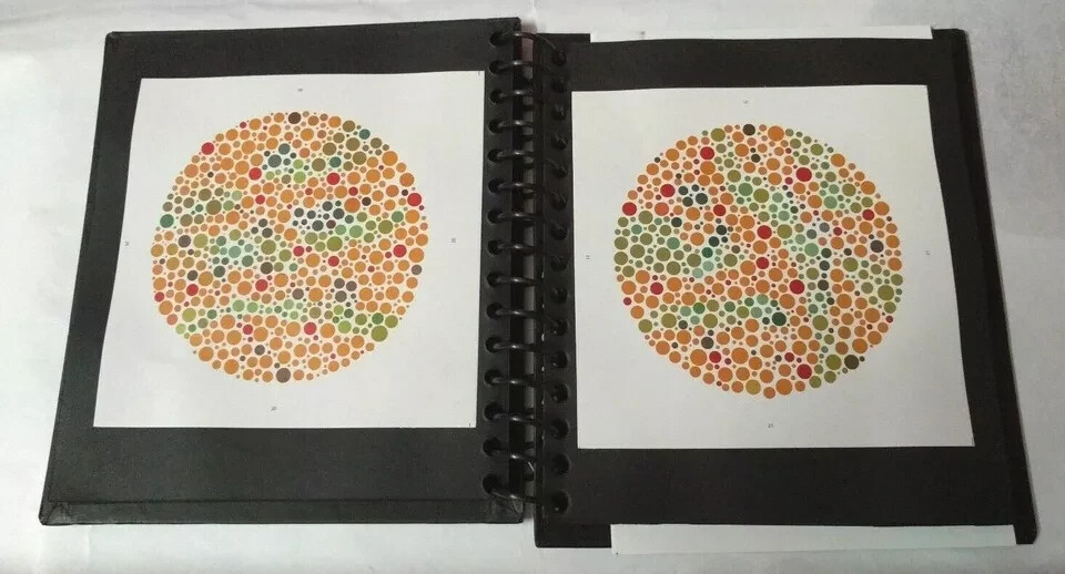 38 PLATES ISHIHARA TEST BOOK FOR OPTOMETRY NEW OPHTHALMOLOGY