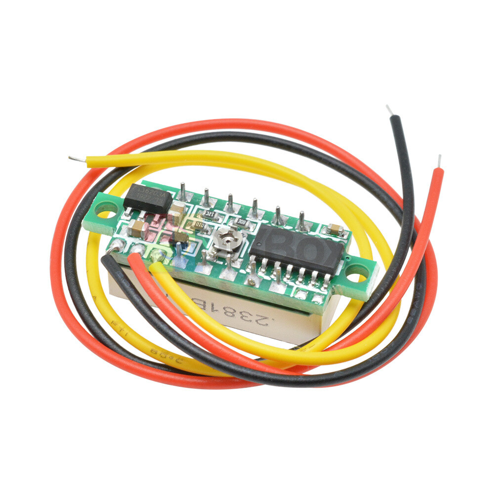 0.28" Red LED DC 0-100V Voltmeter Digital Display Voltage VOLT METER 12V 24V