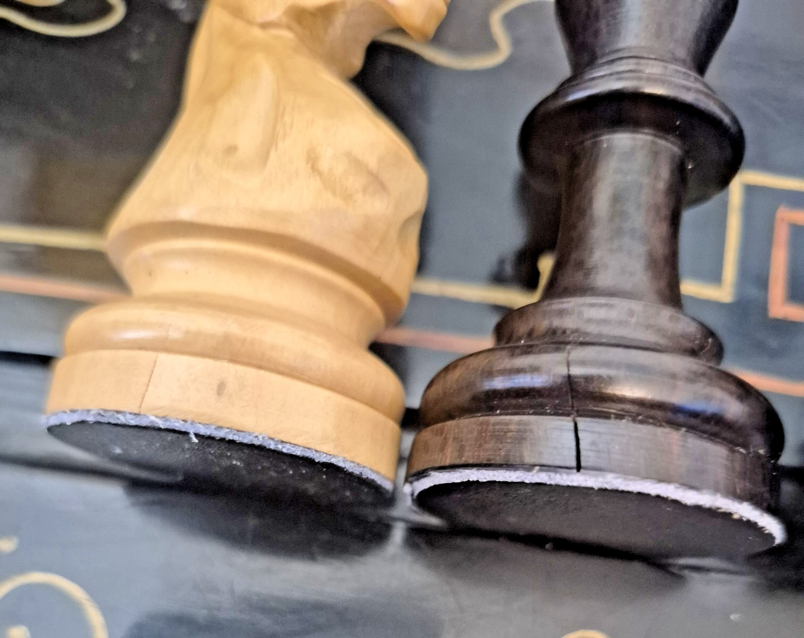 Drueke Luxury Box Wood Ebony Staunton Chess Set 4" King Players Choice? Weighted