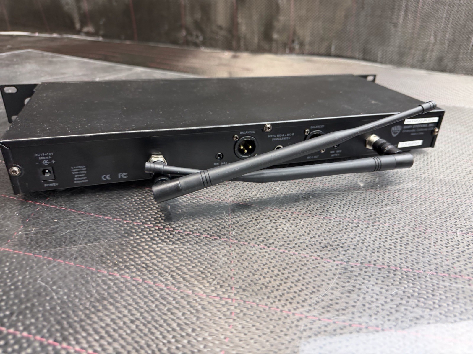 Nady 2W-1KU *Receiver Only* 1,000-Channel Dual UHF Ships Fast VGC!