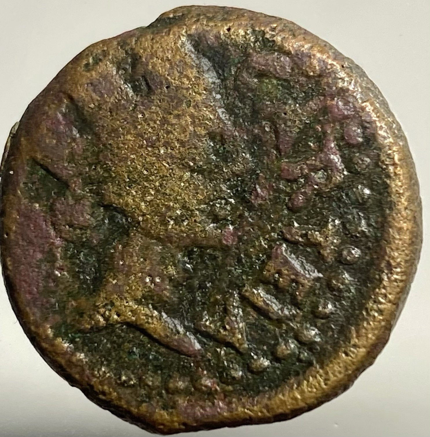 Goddess Fortuna Roman Provincial 27BC-14AD Reign of Augustus Neptune Coin Scarce