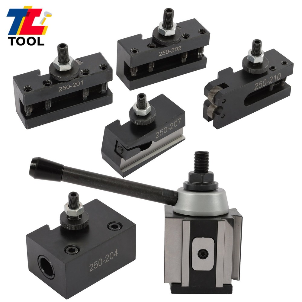 6 Pack BXA Quick Change Toolpost 250-200 Complete Set for Machining