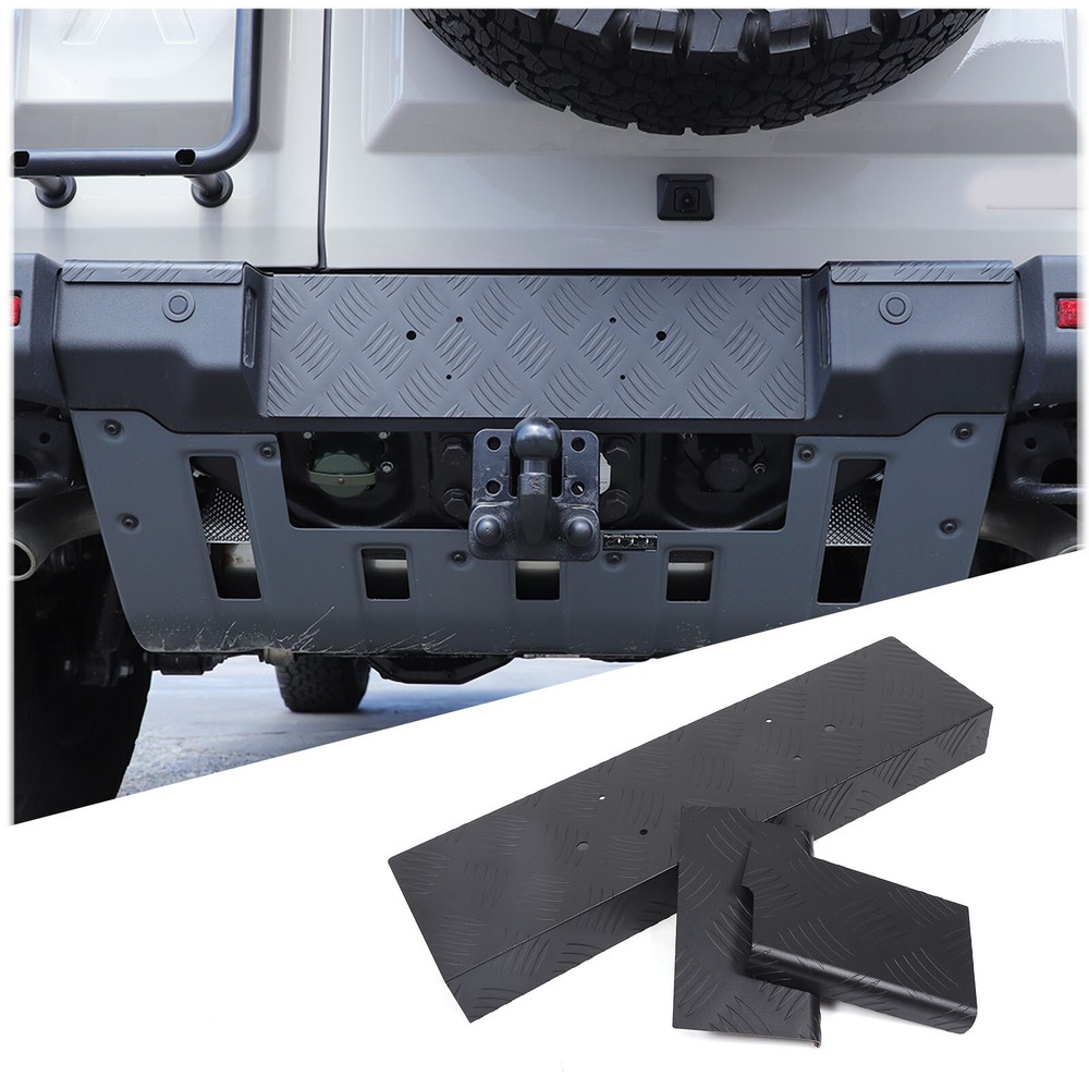 Black Rear Bumper Step Protector Guard Cover For Ineos Grenadier