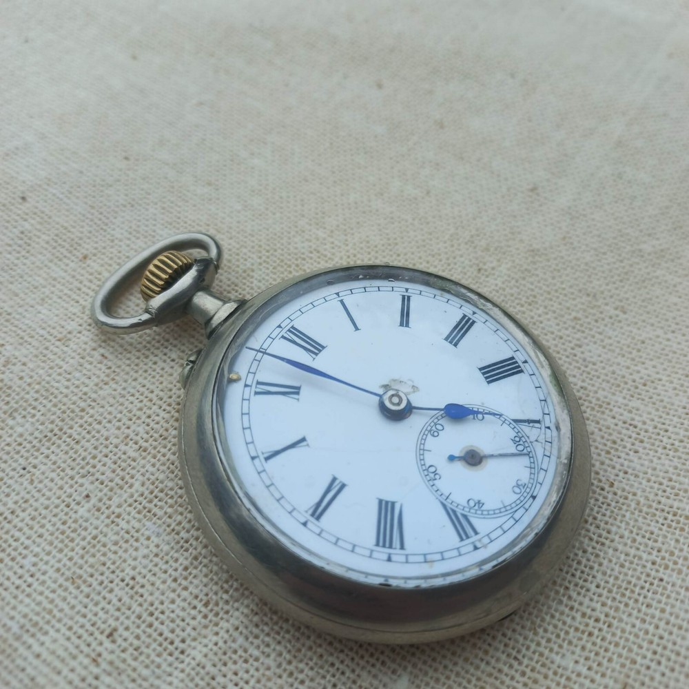 Antique Pocket Watch 'Moeri's Patent' Working