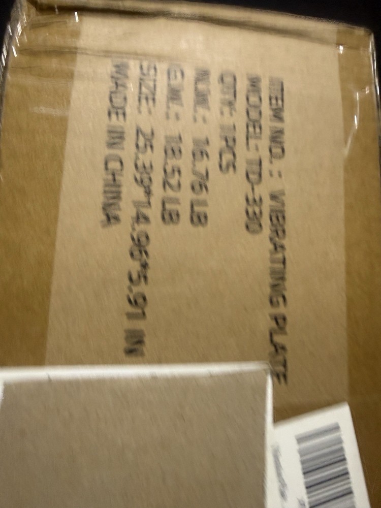 Vibrating Plate Model TD-330 white