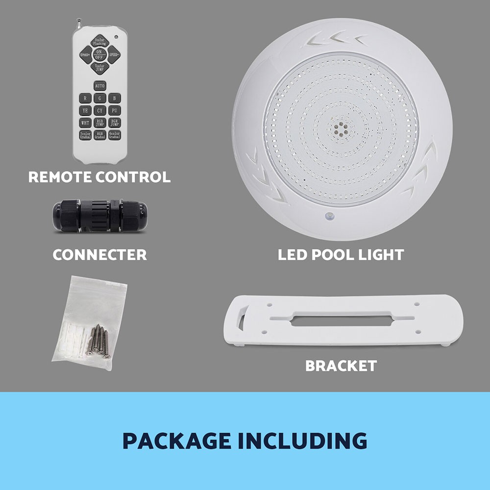 NEW LED Light 12V RGB Remote Control Memory Function Resin Filled Swimming Pool