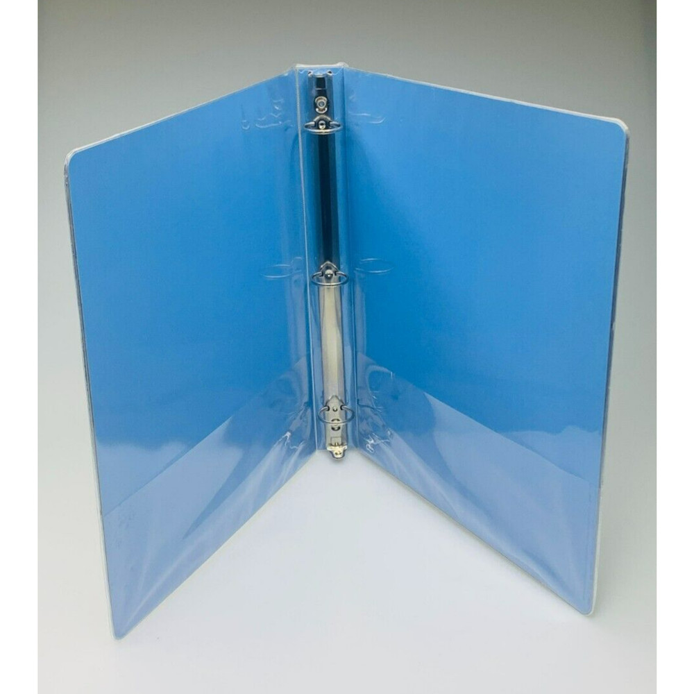 Fashion Designer Binder 1", Sunflowers, Solid Blue on the Inside