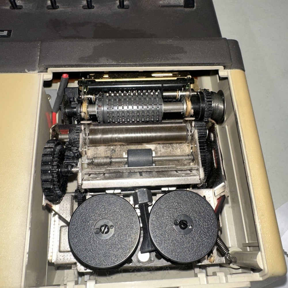 Facit 2202 Vintage Retro TECH 1980 Japan Desktop Printing Adding Machine Works!