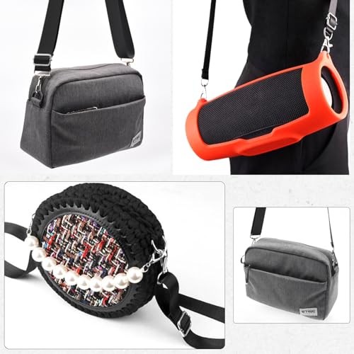 Bag Shoulder Strap Replacement Adjustable Strap with 01# Black with Padded